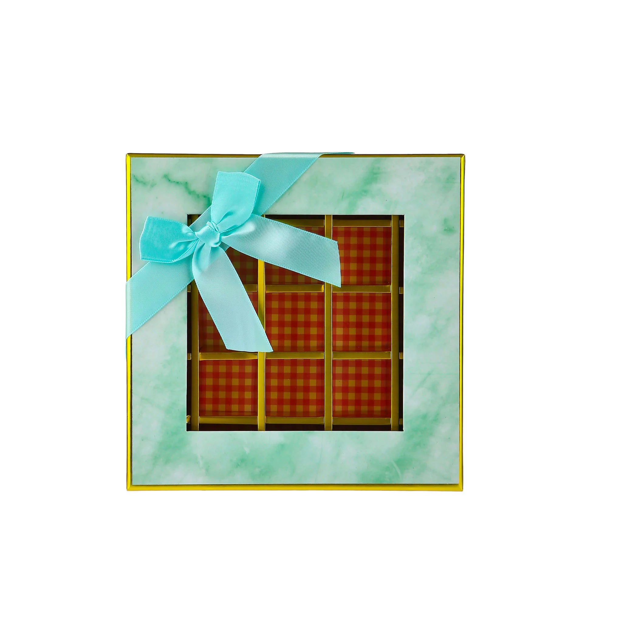 48 Pieces Blue Square Chocolate Gift Box 25 Division-20*20*4 cm