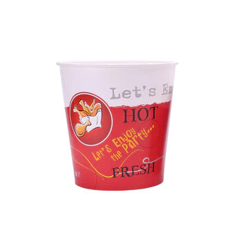 Hotpack | Paper Chicken Bucket With Lid - Large, 170 Oz | 100  Pieces - Hotpack Bahrain