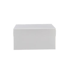 100 Pieces White Cake Box 25 x 25 cm - hotpack.bh