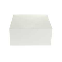 100 Pieces White Cake Box 30 x 30 cm - hotpack.bh