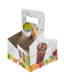 Hotpack | Paper Juice Cup Carrier For 4 Cups | 250  Pieces - Hotpack Bahrain
