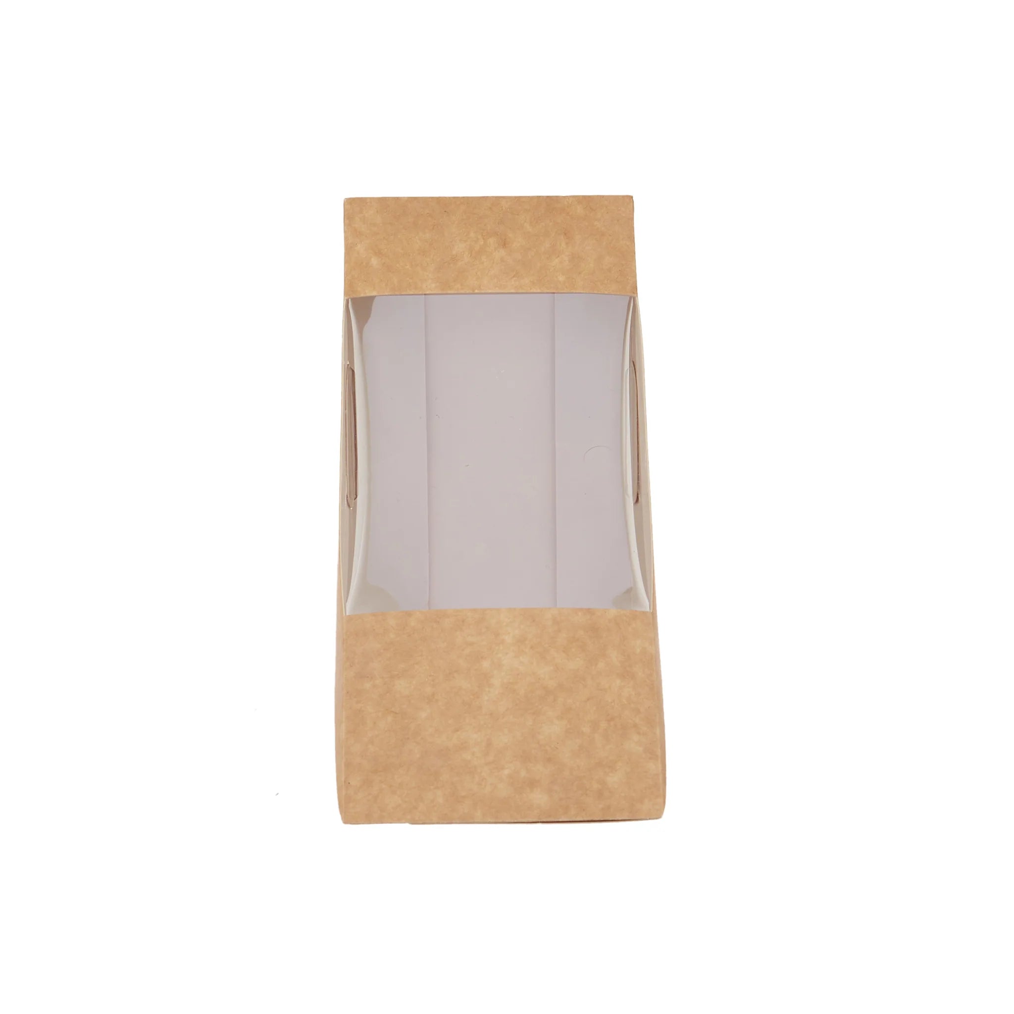Kraft Sandwich Wedge Box, 125*65*120 mm | 500 Pieces - Hotpack Bahrain
