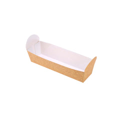 250 Pieces Kraft Open Baguette Tray