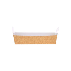 250 Pieces Kraft Open Baguette Tray