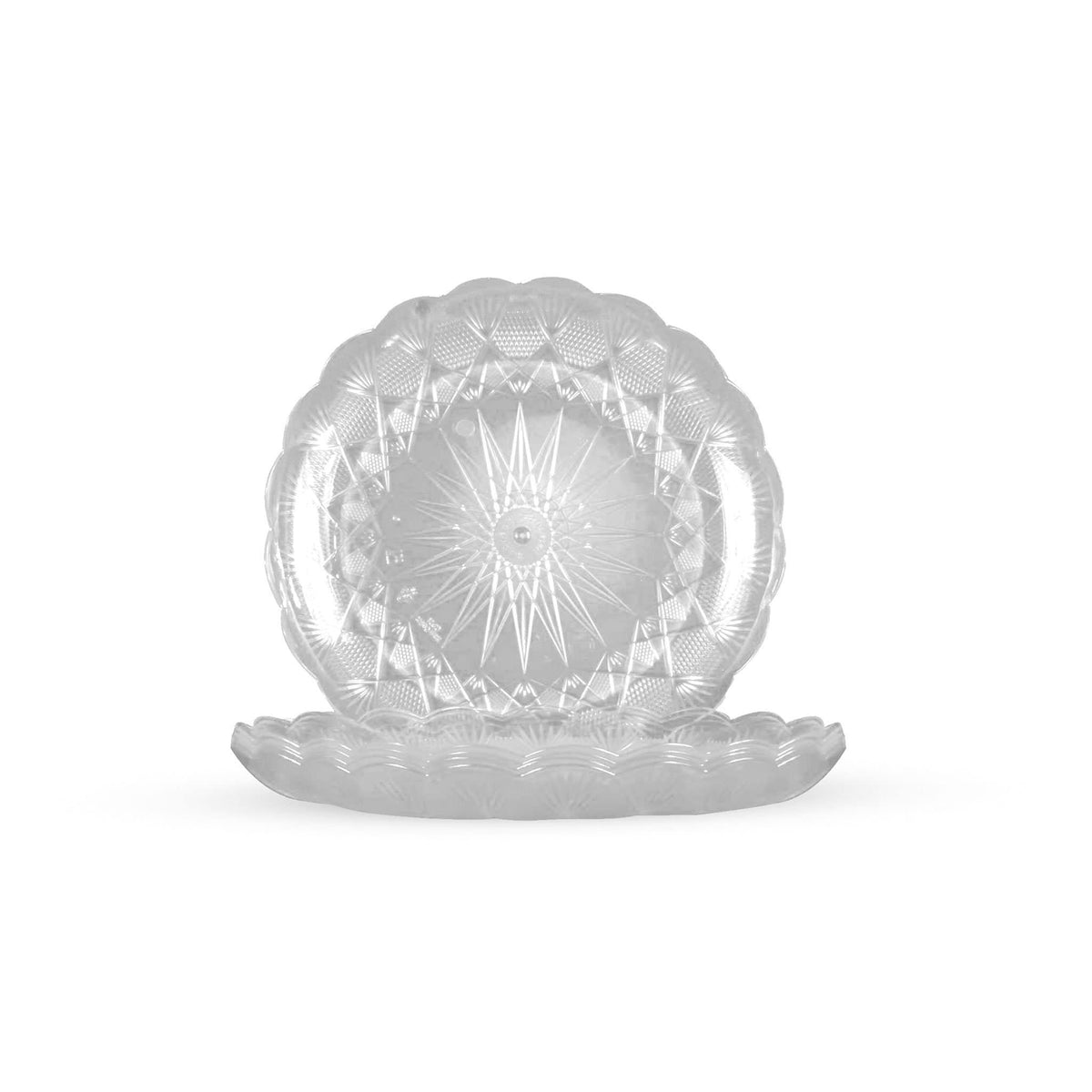 Round Crystal Plate 21 cm 10 Kg