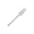 1000 Pieces Clear Heavy Duty Fork - 6 Gram