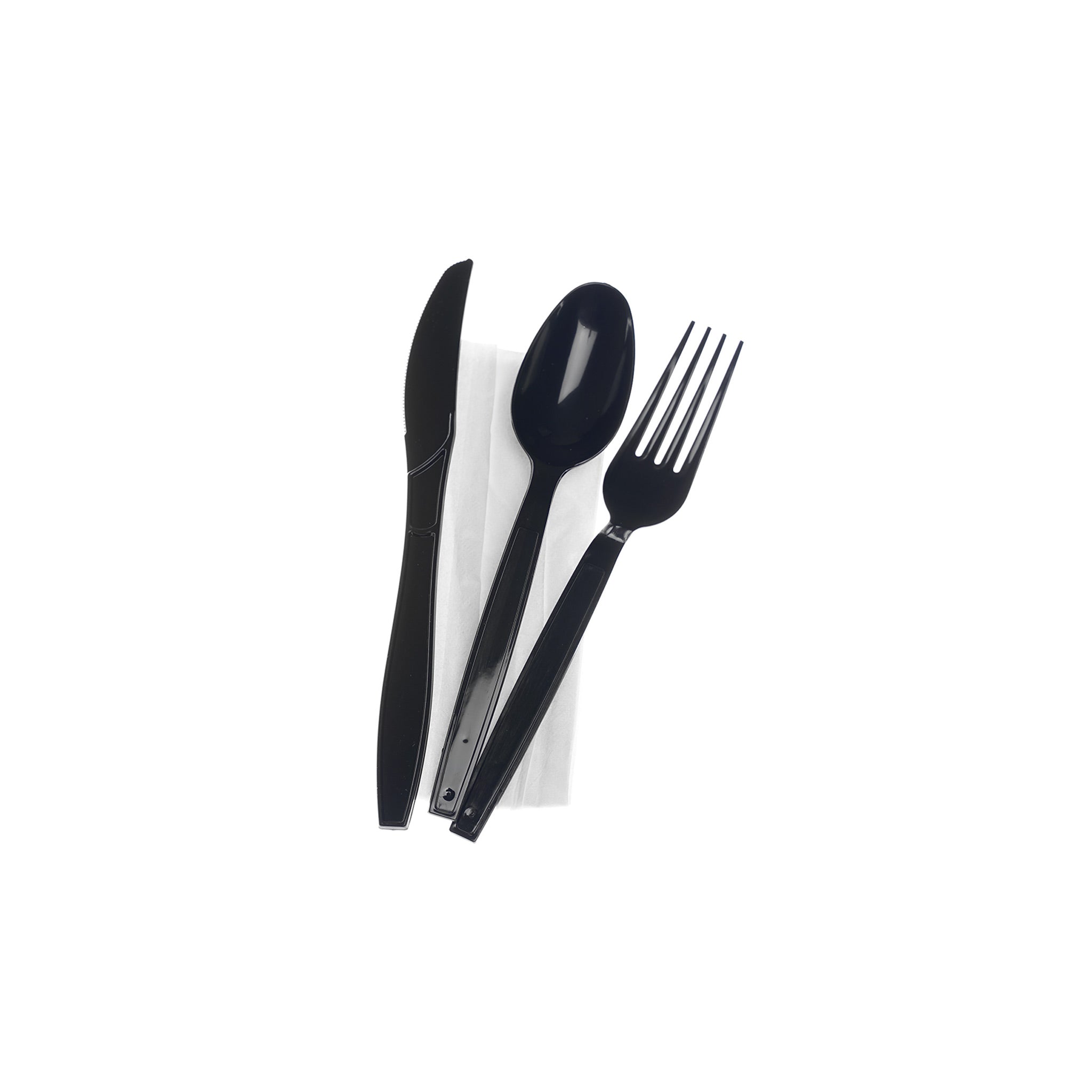 Heavy Duty Cutlery Set (Spoon/Fork/Knife/ Napkin) - 6 Gram Each 250 Sets - Hotpack Bahrain