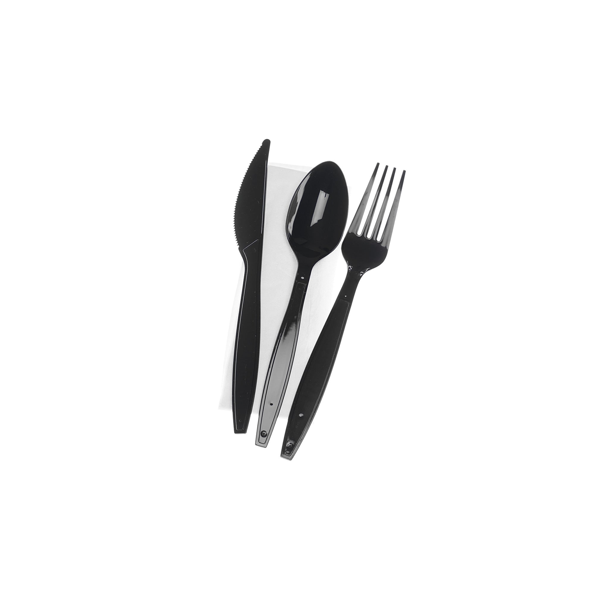 Medium Duty Cutlery Set (Spoon/Fork/Knife/ Napkin) - 4 Gram Each 500 Sets - Hotpack Bahrain