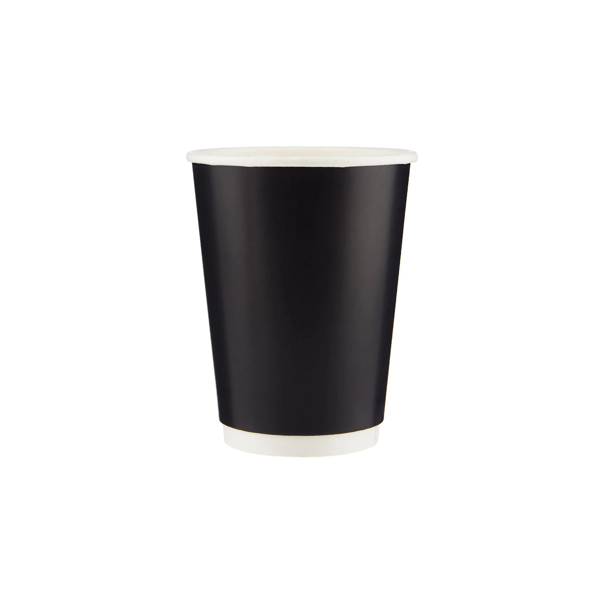 12 Oz Black Double Wall Paper Cups