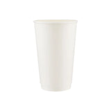 16 Oz White Double Wall Paper Cups/ 500 Pieces - Hotpack