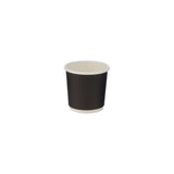 1000 Pieces 4 Oz Black Double Wall Paper Cups