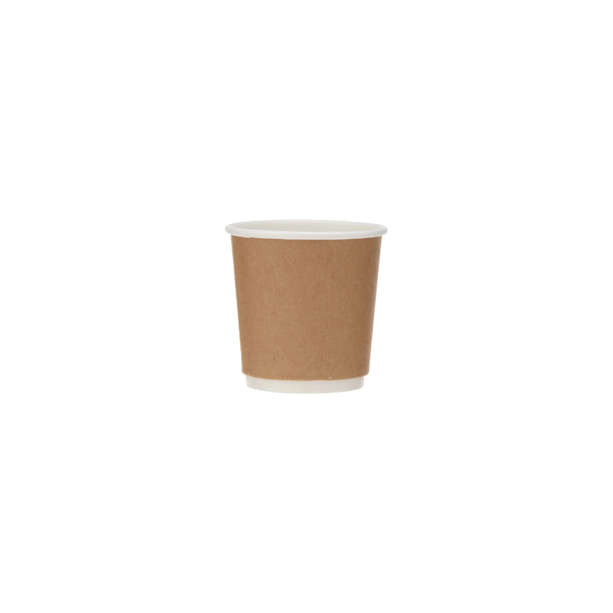 1000 Pieces 4 Oz Kraft Double Wall Paper Cups