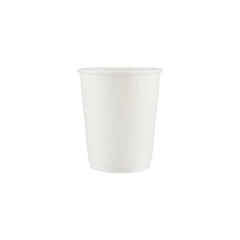 8 Oz White Double Wall Paper Cups/500 Pieces - Hotpack