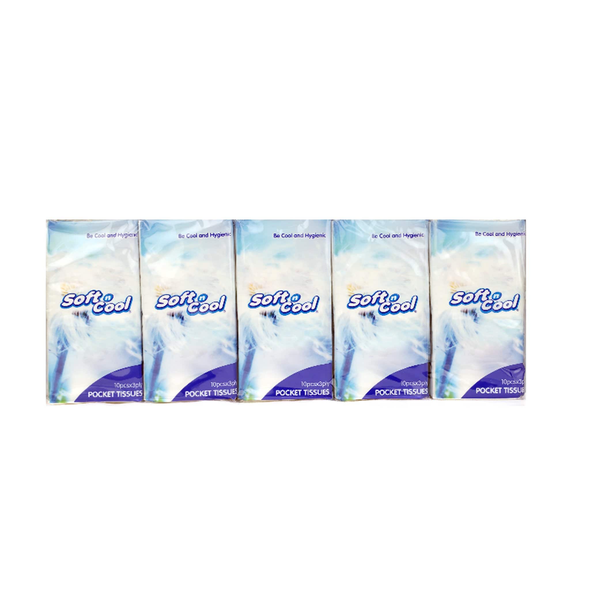 Hotpack| Pocket Tissue Without Fragrance, 3 Ply| 360 Pieces- Hotpack Bahrain