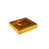 48 Pieces Golden Yellow Square Chocolate Gift Box 25 Division-20*20*4 cm