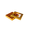 48 Pieces Golden Yellow Square Chocolate Gift Box 25 Division-20*20*4 cm