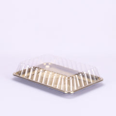 60 pieces Gold Base Rectangle Cake Container- 320 mm x 200 mm