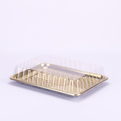 50 pieces Gold Base Rectangle Cake Container- 345Mm X 250 mm