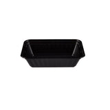 Black Base Rectangular Container 24 Oz  With Lid