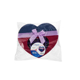 48 Pieces Purple Chocolate Gift Box Heart Shape 21 Division - 22*19*4 CM