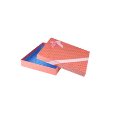 48 Pieces Rectangle Pink Gift Box Shape -25*30*5 cm