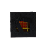 48 Pieces Square Black Chocolate Gift Box Shape 09 Division - 12*12*4 cm