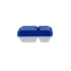 Compartment Clear Microwavable Container with Mixed Color Lid