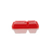 Compartment Clear Microwavable Container with Mixed Color Lid