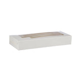White Color Sweet Box, 25*10 cm| 250 Pieces-Hotpack Global 