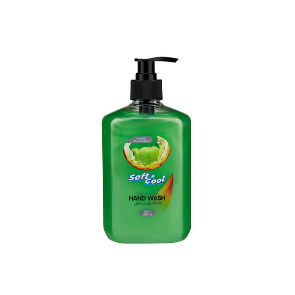 Soft N Cool Liquid Hand Wash Green Apple 500 ml