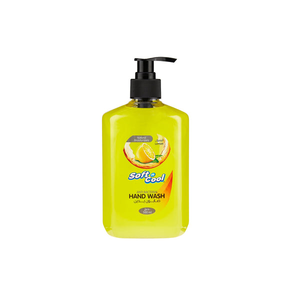 Soft N Cool Liquid Hand Wash Lemon 500 ml