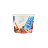 1000 Pieces Paper Ice Cream Cups - 400 ml (13 Oz)