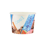 1000 Pieces Paper Ice Cream Cups - 500 ml (16 Oz)