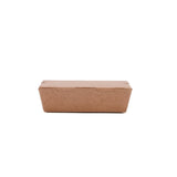 Kraft PE Lunch Box, 120*88*37 mm | 150 Pieces - Hotpack Bahrain