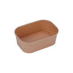 Kraft Rectangular Container | 300 Pieces - Hotpack 