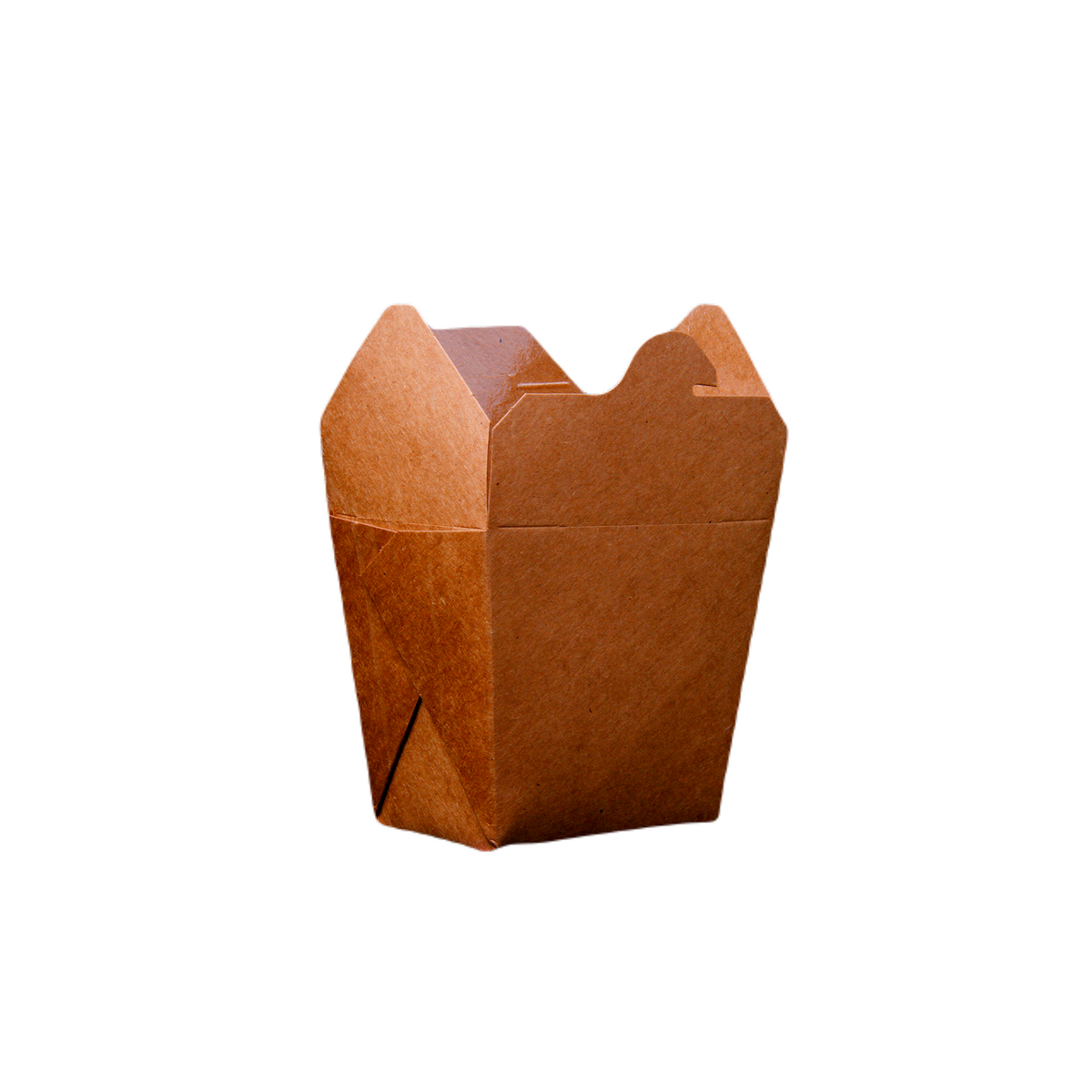 16 Oz Kraft PE Square Box, 76*55*85 mm| 120 Pieces - Hotpack Bahrain