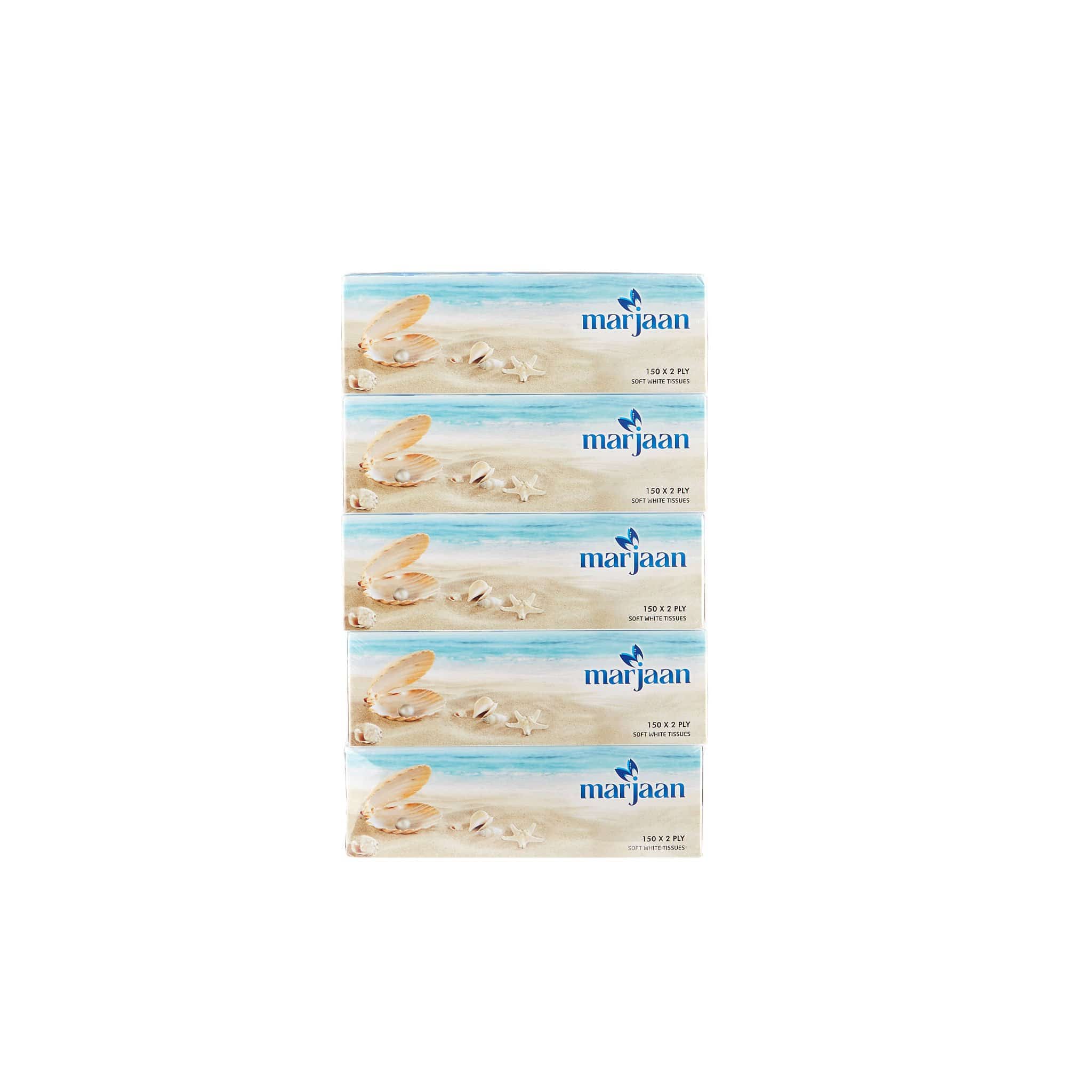 30 Pieces Marjaan Facial Tissue 200 Sheets X 2 Ply