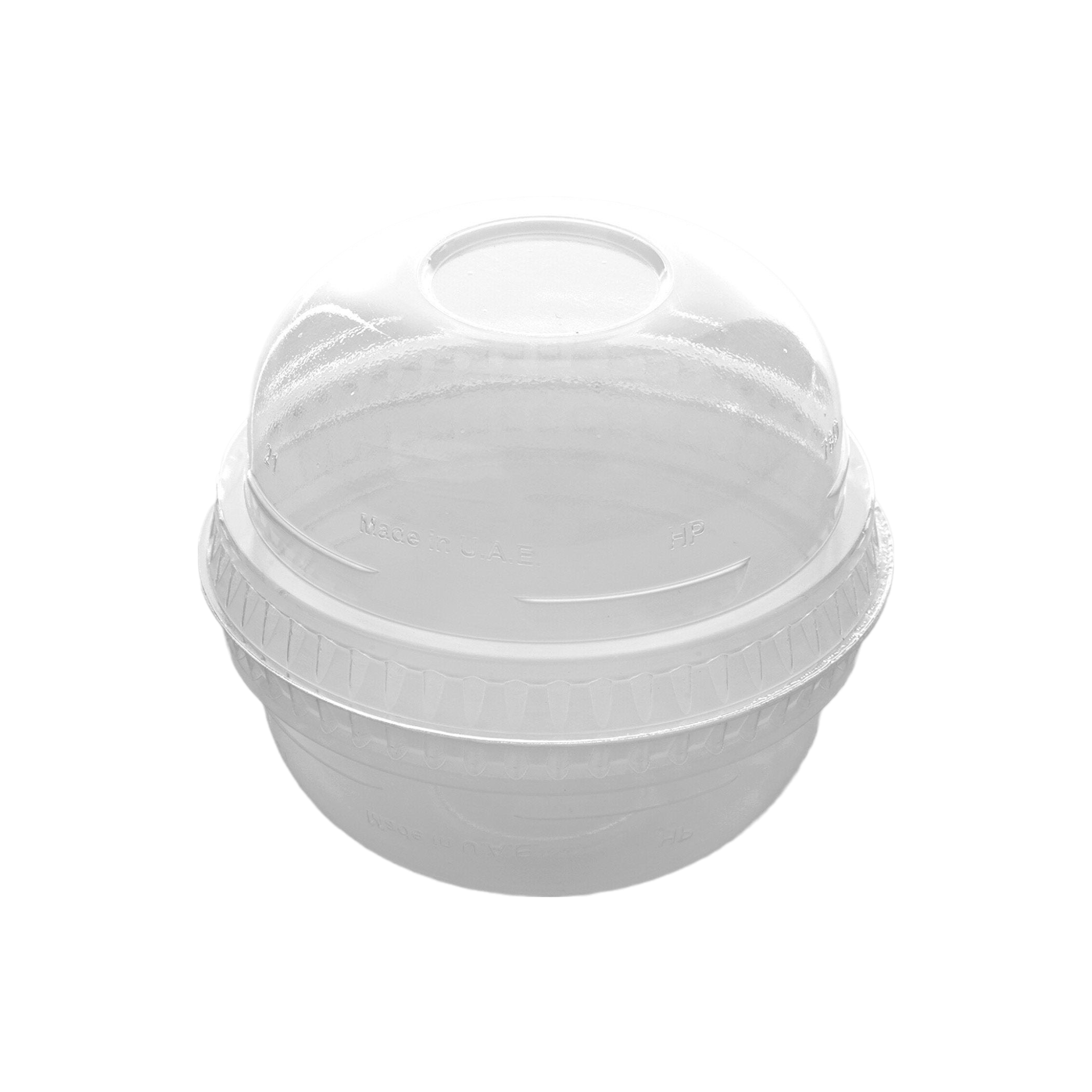 1000 Pieces Dome Lid For Pet Juice Cup , With Hole