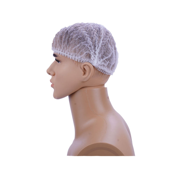 1000 pieces Hair Net (Bouffant) White Color