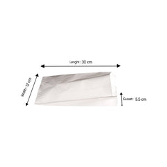 Flat Bottom White Paper Bag No-1 4 Kg (512 Pieces)