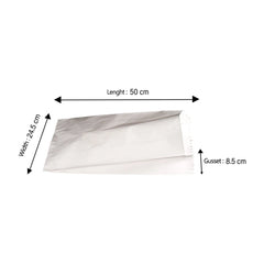 Flat Bottom White Paper Bag No-4 10 Kg