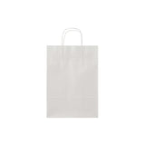 250 Pieces White Twisted Handle Paper Bag