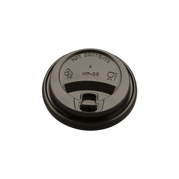 Black Lid , 12 Oz (350 ml)| 1000 Pieces - HotpackBahrain