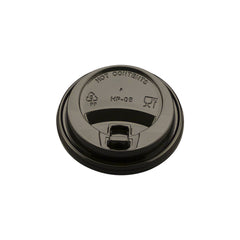 Black Lid , 12 Oz (350 ml)| 1000 Pieces - Hotpack  Bahrain