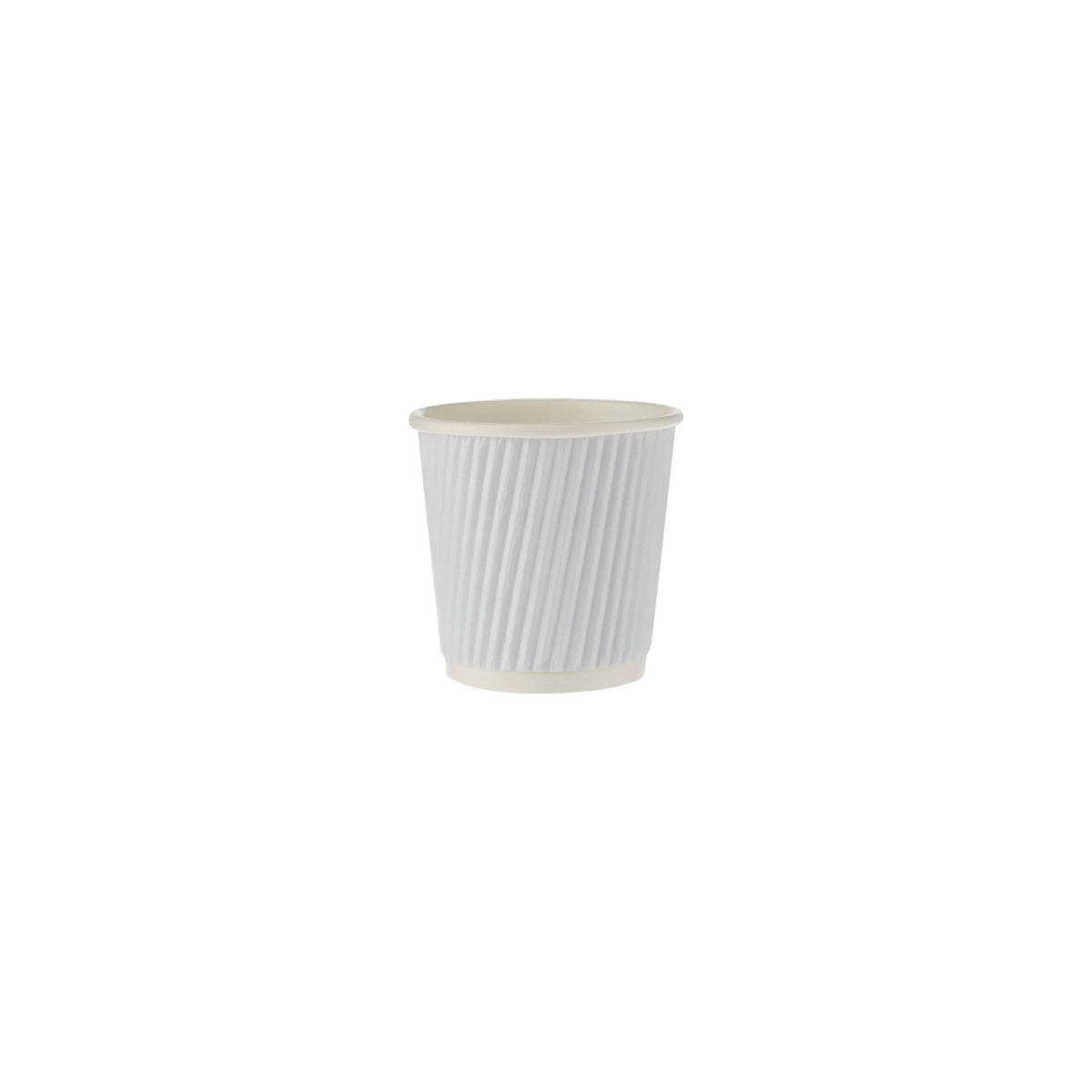 1000 Pieces White Ripple Cup 4 OZ (120ML)