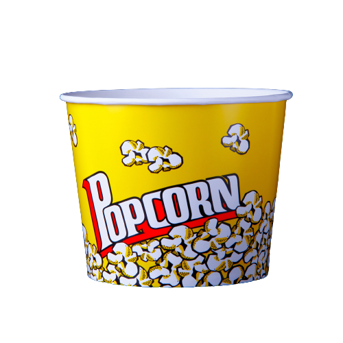 150 Pieces Round Popcorn Tub 130 Oz - hotpack.bh
