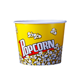 150 Pieces Round Popcorn Tub 130 Oz