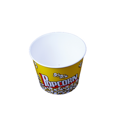 150 Pieces Round Popcorn Tub 130 Oz - hotpack.bh