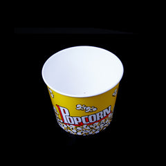 Hotpack | Round Popcorn Tub 85 Oz | 150 Pieces - Hotpack Bahrain