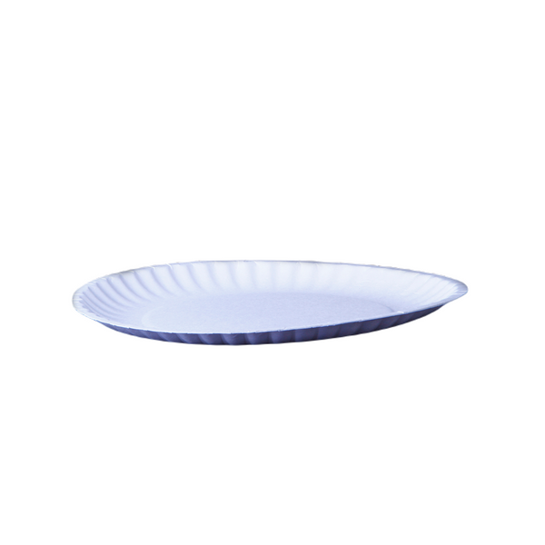 Hotpack | Paper Plate, 7 Inch, Light Duty | 100 Pieces x 12 Packets - Hotpack Bahrain